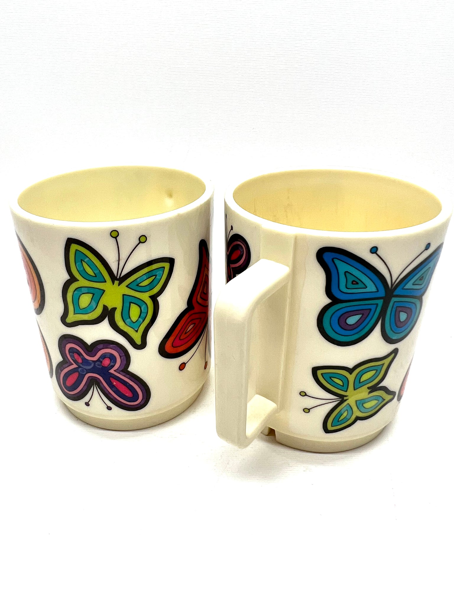 Set of Two Butterfly Mugs