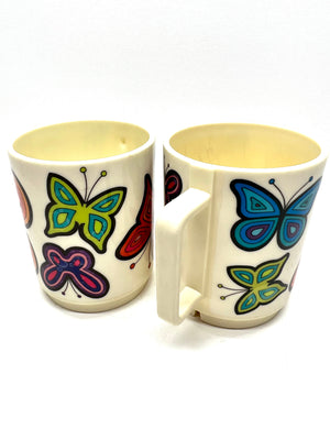 Set of Two Butterfly Mugs