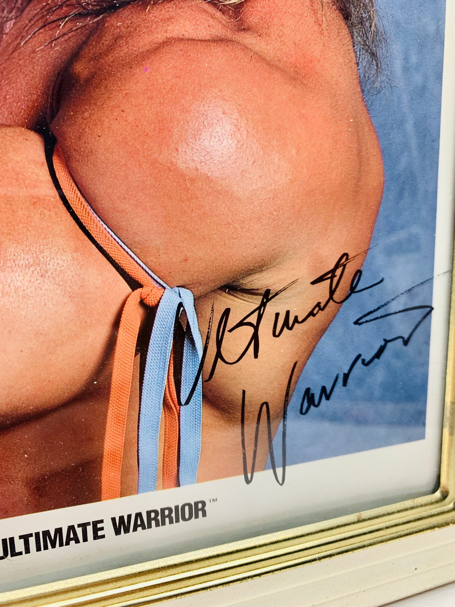 Ultimate Warrior Autographed Photo