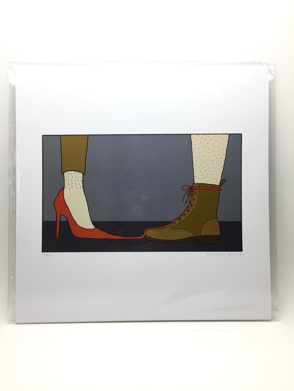 Shoe Lace Jo Moyer-Battick Giclee Print