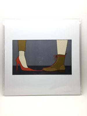 Jo Moyer-Battick Shoe Lace Giclee Print