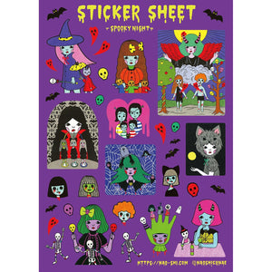 Spooky Night Sticker Sheet