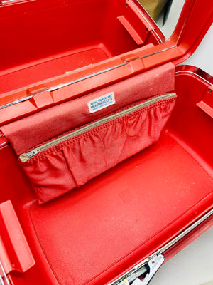 Red Samsonite Make Up Case