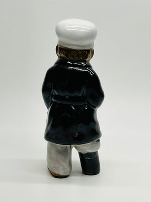 Ceramic Peg Leg Captain Figure
