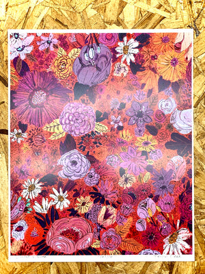 Scarlet Flower Print