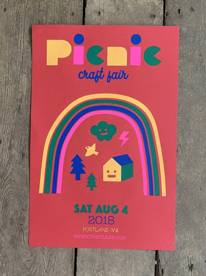 Picnic Craft Fair Poster 2018