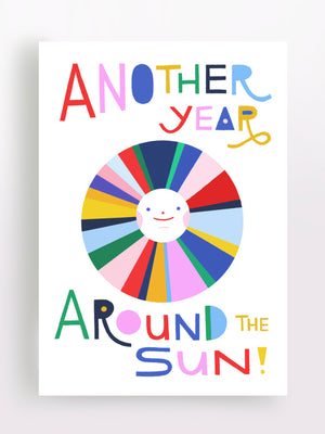 Another Year Around the Sun Card