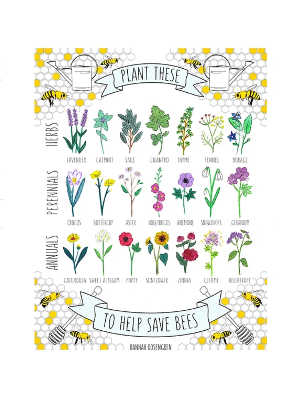Plant These to Help Save Bees Print