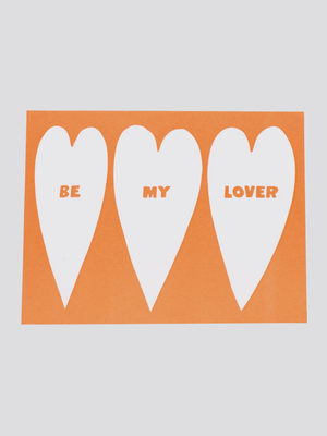 Be My Lover Hearts Card