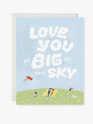 Big Sky Love Card
