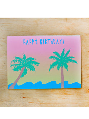 Birthday Beach Card