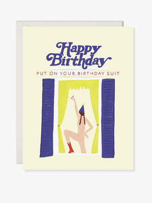 Birthday Suit Card