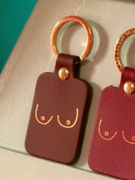 Boobs Key Fob