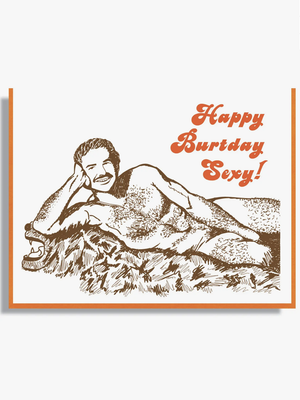 Burt Reynolds Birthday Card