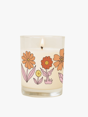 Big Flowers Candle