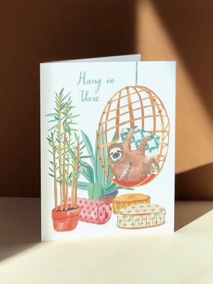 Chair Sloth Card