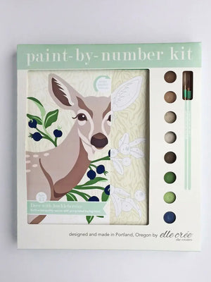 Deer with Huckleberries Paint-by-Number Kit