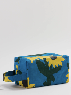 Baggu Wild Sunflower Blue Dopp Kit