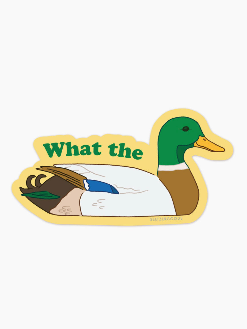 What The Duck Sticker