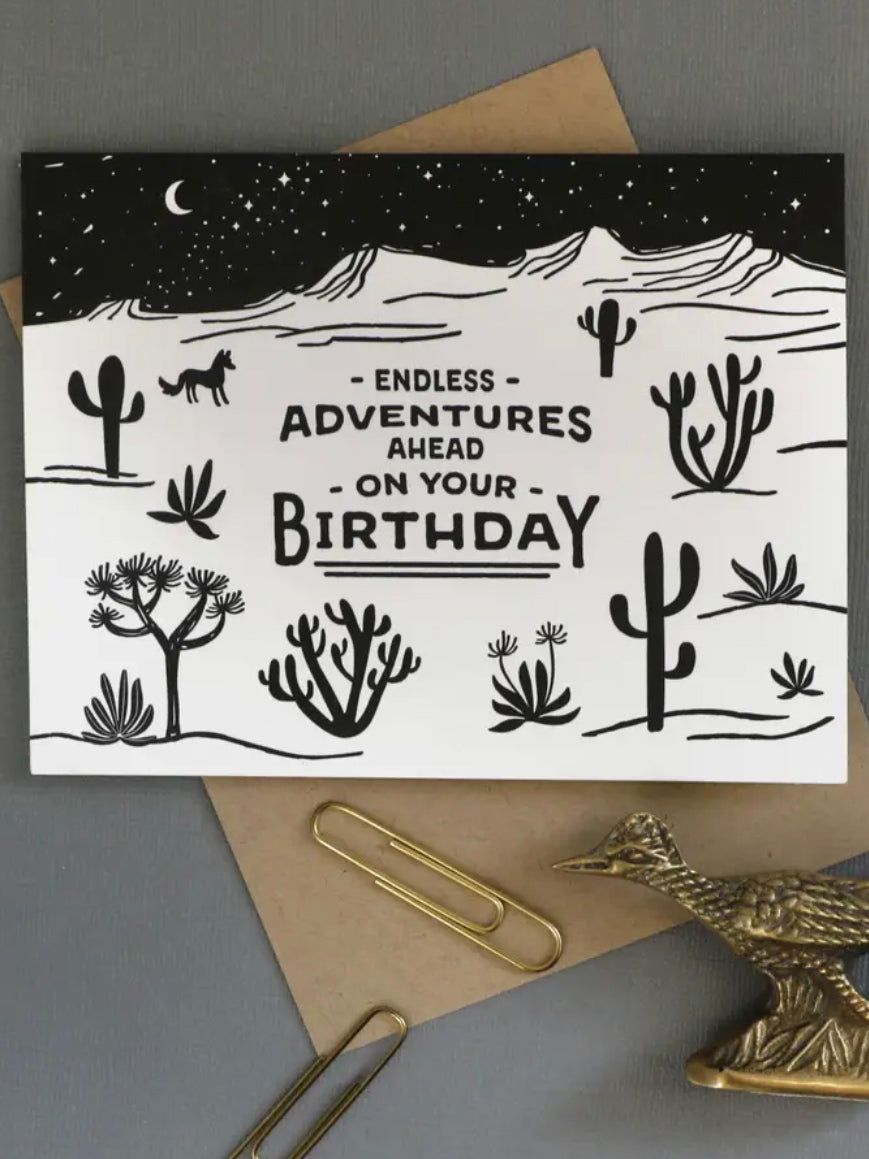 Endless Adventures Birthday Card