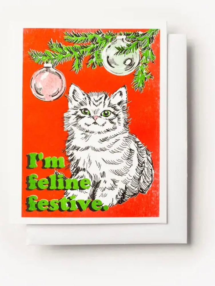 Feline Festive Card Set