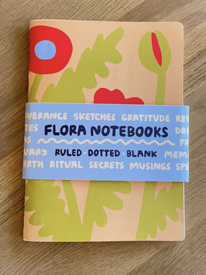 Flora Notebooks Set of 3
