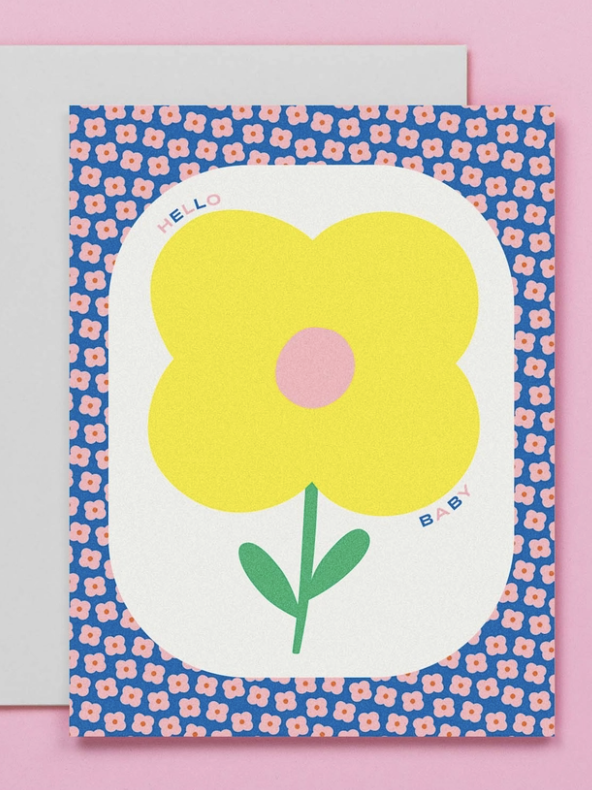 Flower Baby Card