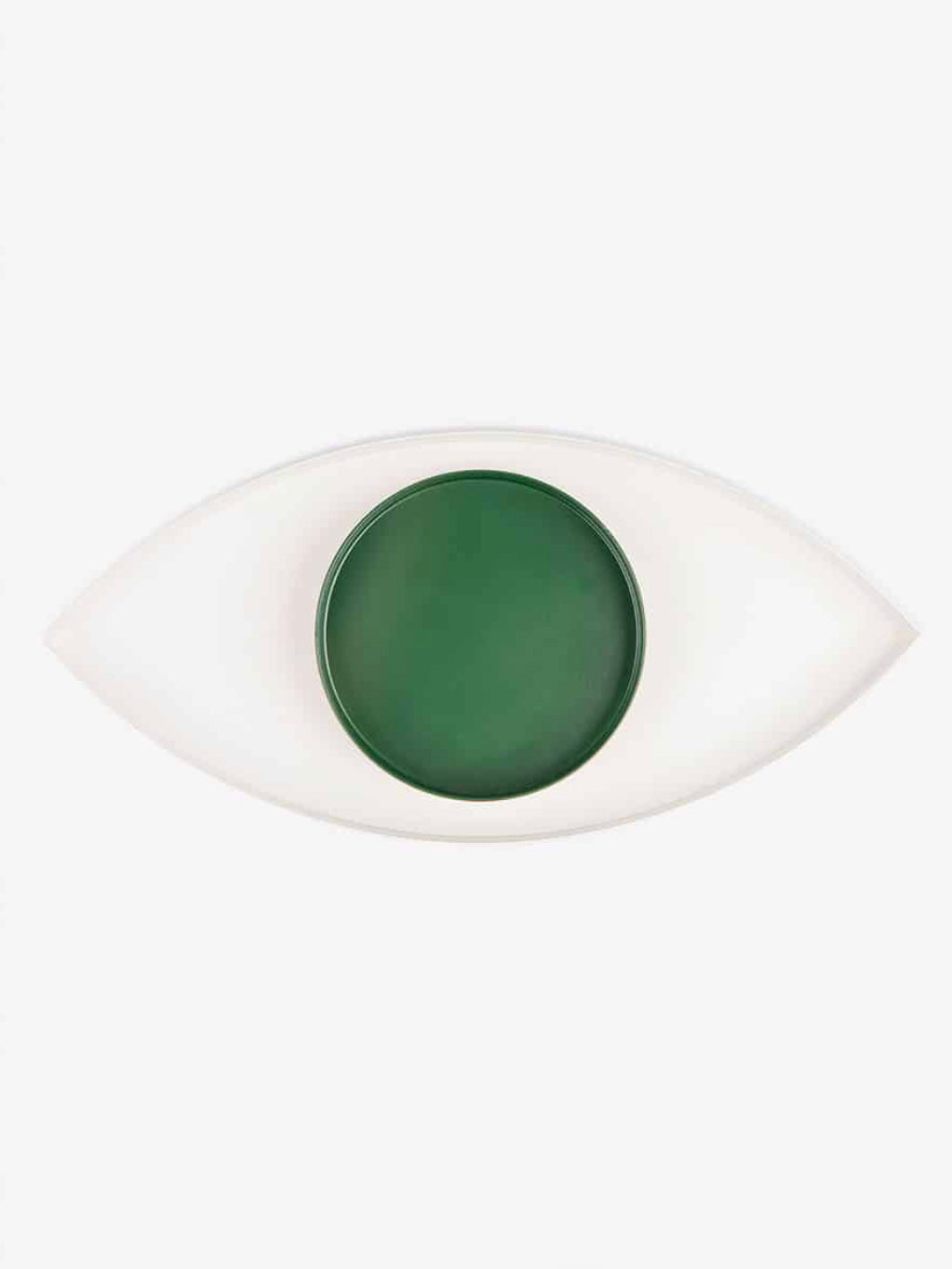 White + Green Eye Tray