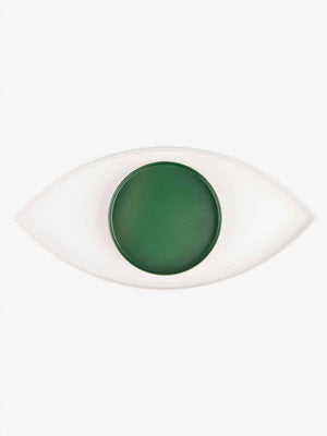 White + Green Eye Tray
