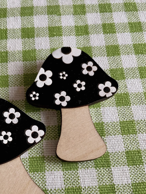 Mushroom Hair Clip