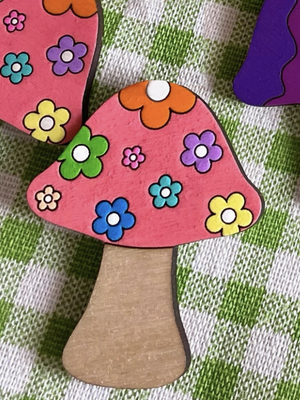 Mushroom Hair Clip