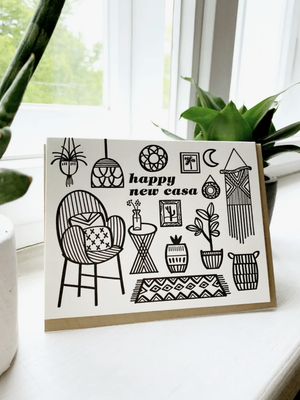 Happy New Casa Card