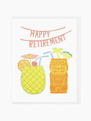 Happy Retirement Cocktails Card