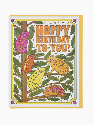 Hoppity Birthday Card