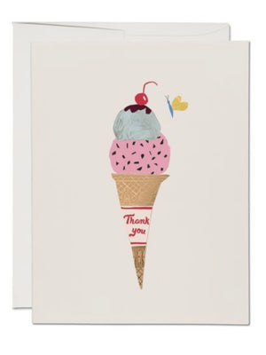 Ice Cream Thank You Card