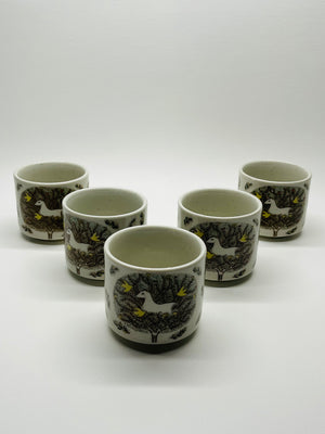 Set of 5 Unicorn Cups