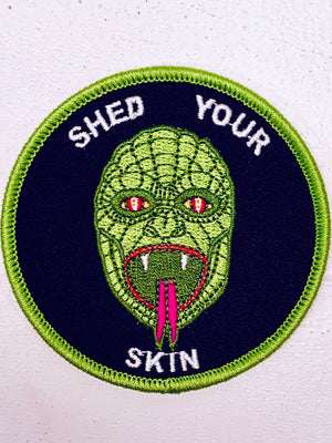 Shed Your Skin Embroidered Patch
