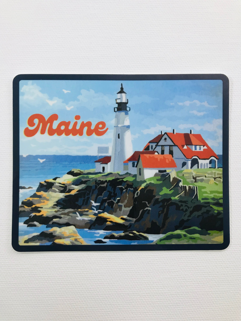 Maine Lighthouse Sticker