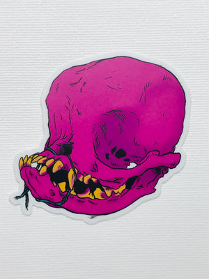 Dog Skull Sticker