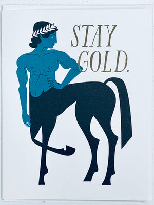 Stay Gold Card