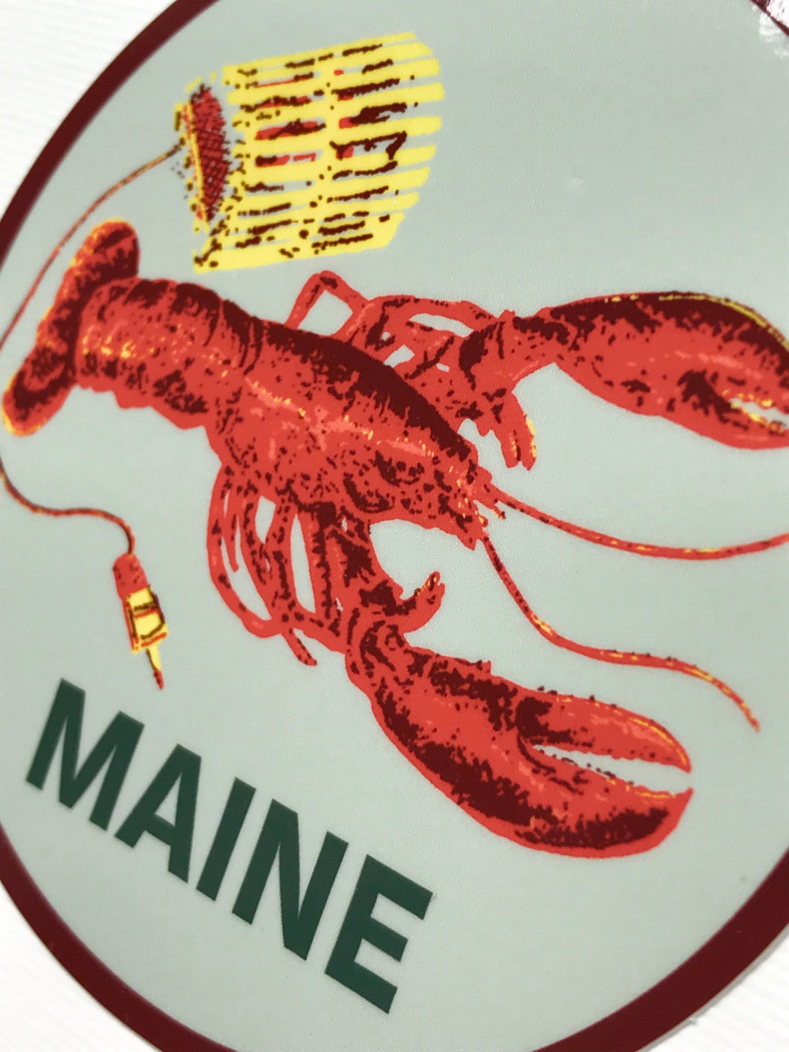 Maine Lobster 3.5 x 3.5in Sticker