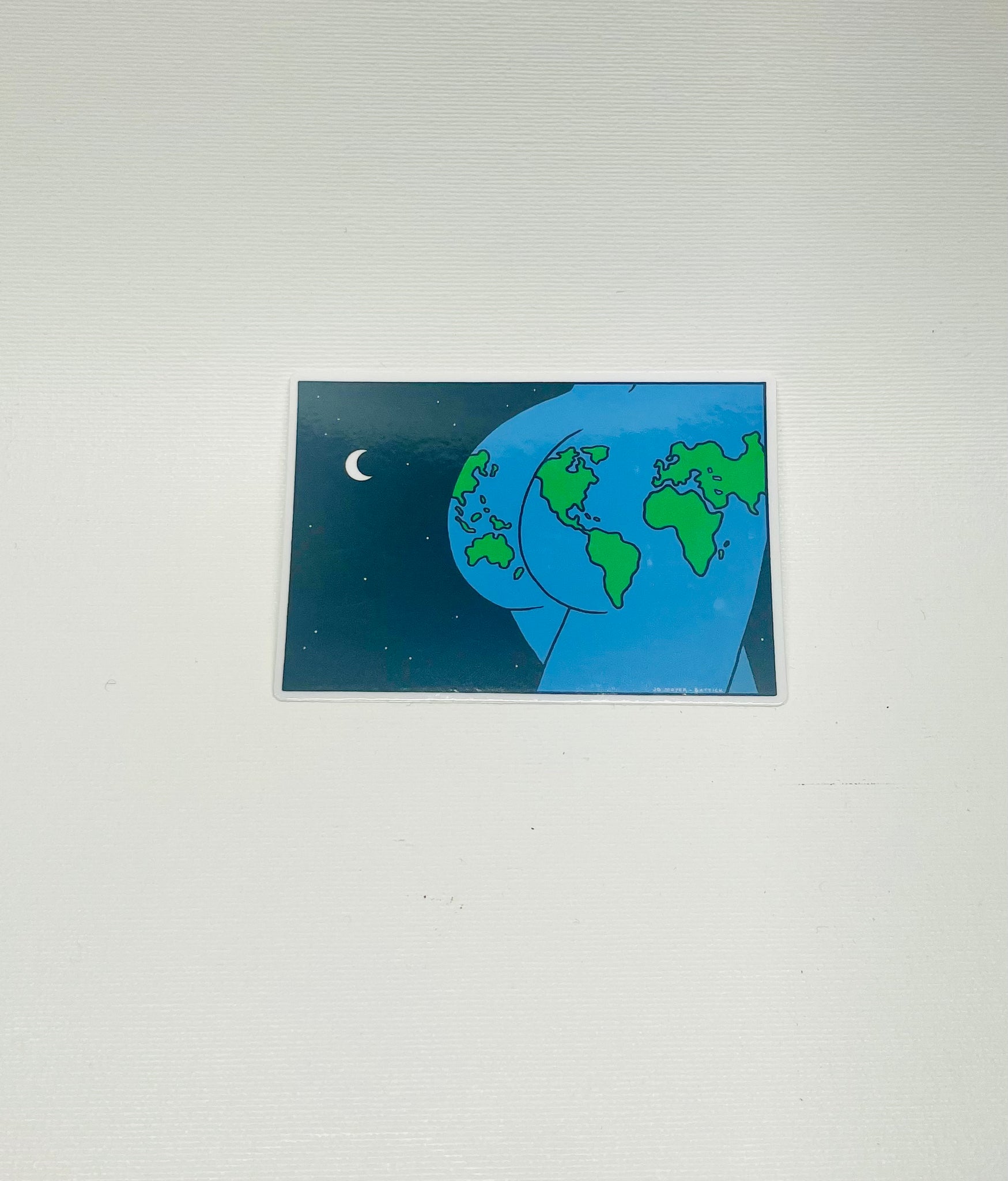 Earth Butt Jo Moyer-Battick Sticker