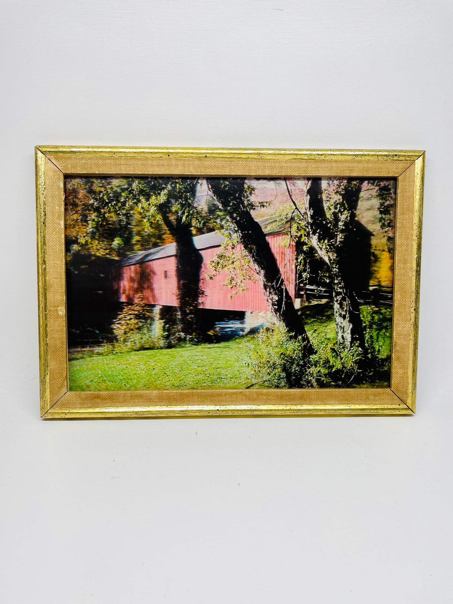 Lenticular Covered Bridge Art