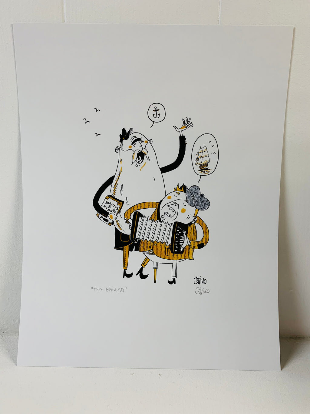 The Ballad Print by Stivo