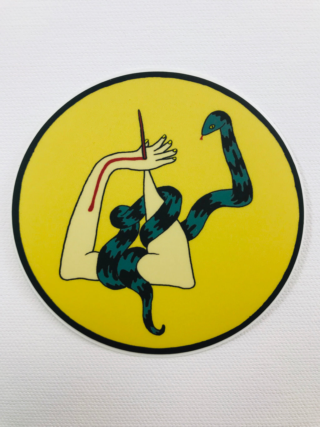 Snake Arm Sticker