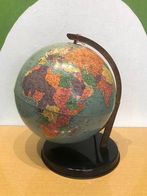Globe with Metal Base
