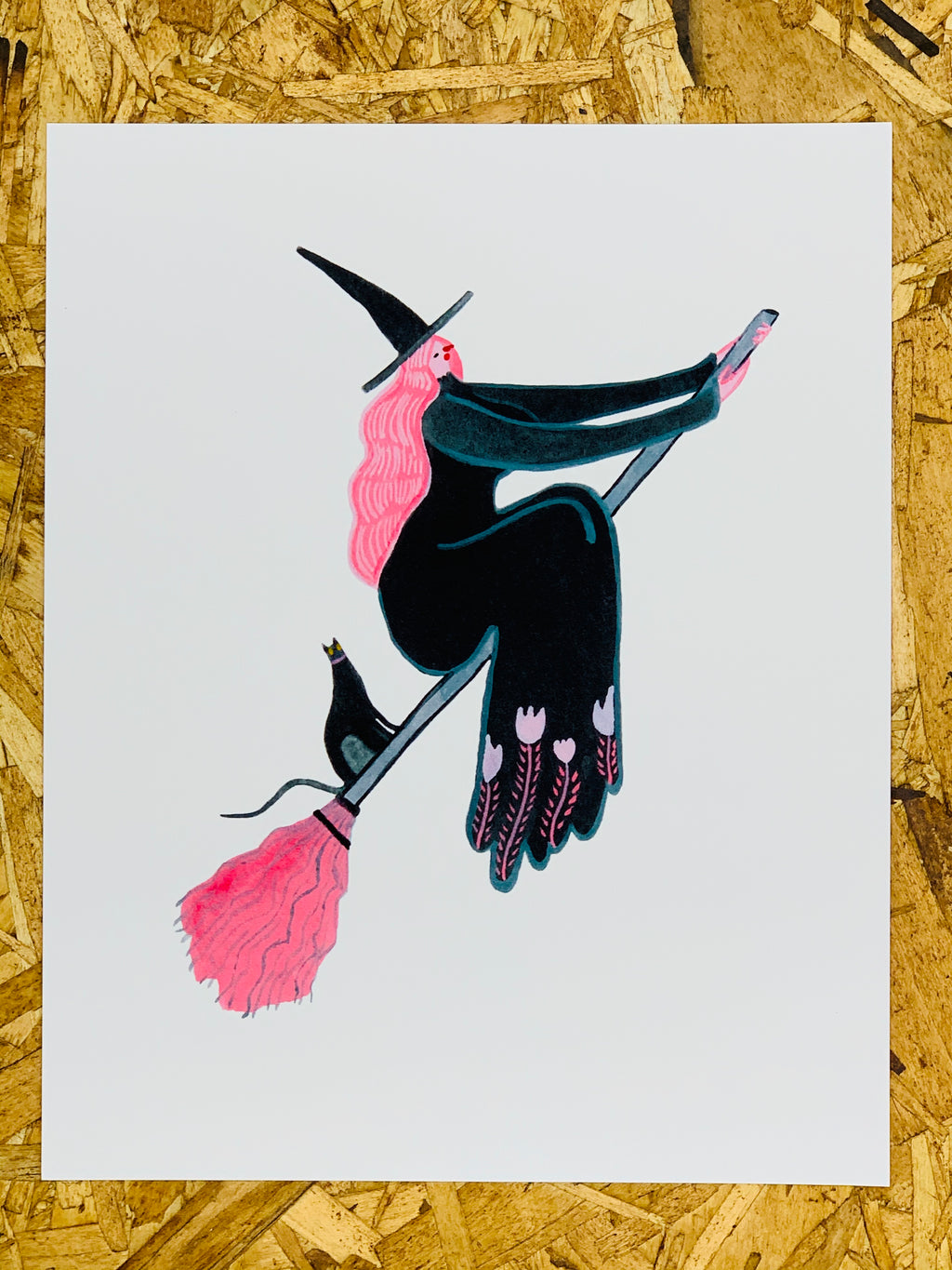 “Witchy Woman” 8x10in Art Print by Liz Long