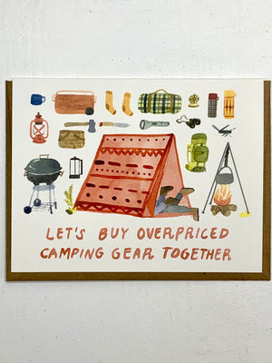 Camping Gear Card