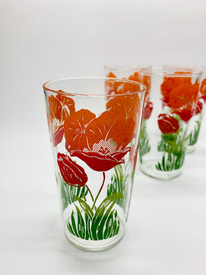 Set of 4 Vintage Juice Glasses