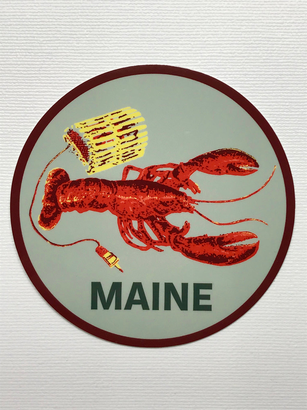 Maine Lobster 3.5 x 3.5in Sticker